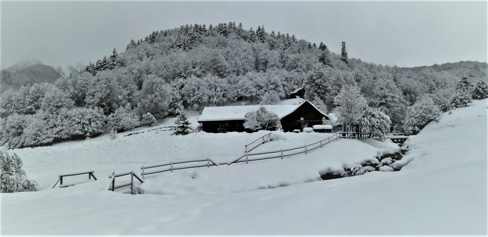 Nevadas copiosas en todos los Espacios Nórdicos de Aragón