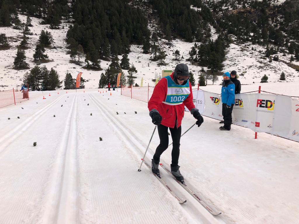 Jorge Otalecu revalida su título como campeón de España de Esquí Nórdico