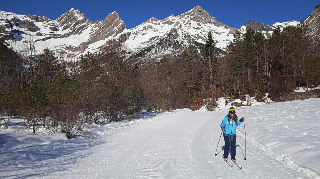 Disfruta de la nieve estas navidades en los Espacios Nórdicos de Aragón. FOTO: Pineta