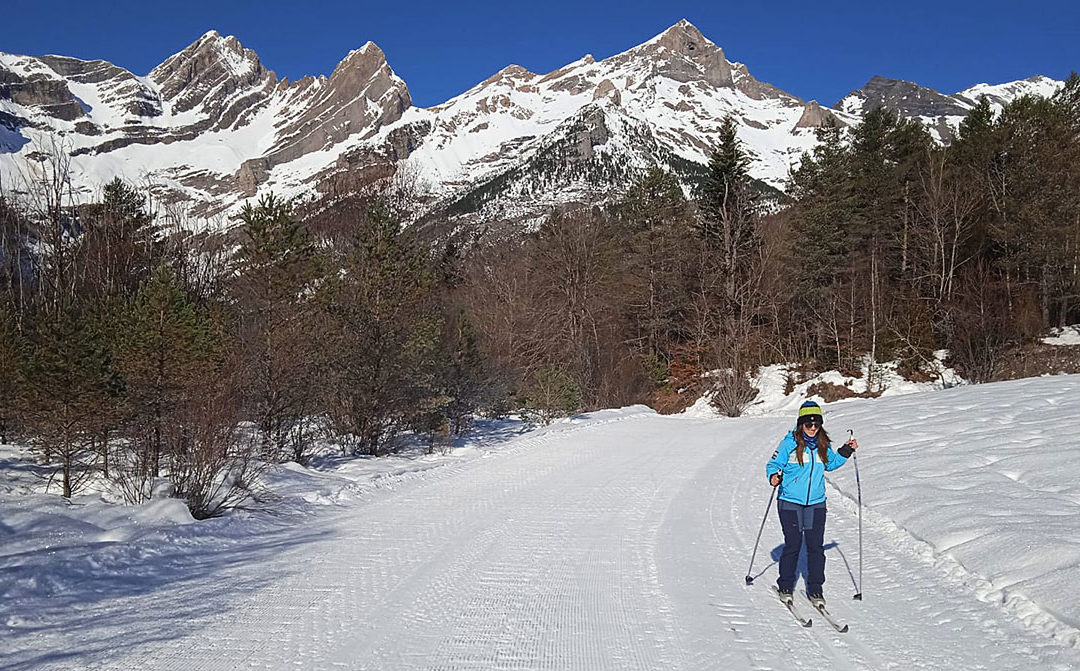 Disfruta de la nieve estas navidades en los Espacios Nórdicos de Aragón. FOTO: Pineta